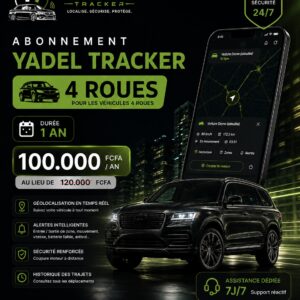 Abonnement Yadel Tracker — 4 roues — 1 an